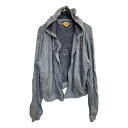 【中古】【古着】 Harley-Davidson ジップアップ パーカー XLサイズ ハーレーダビッドソン レディース グレー 古着卸 アメリカ仕入 t2411-3213