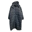 【中古】【古着】 LANDS'END ロングダウンコート XLサイズ ランズエンド レディース ブラック 古着卸 アメリカ仕入 t2411-3249