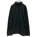 【中古】【古着】 Croft&Barrow ハーフジップ フリースジャケット M ブラック アウトドア 古着卸 アメリカ仕入 a611-5957
