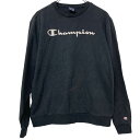 【中古】【古着】 champion ロゴスウェット トレーナー キッズ XXL ブラック チャンピオン プルオーバー カジュアル 古着卸 アメリカ仕入 a611...