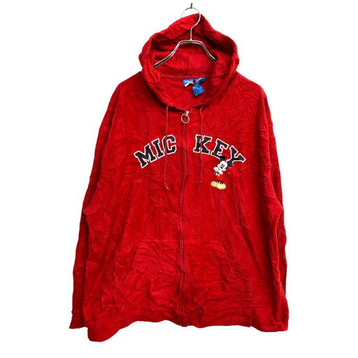【中古】【古着】 Disney キャラクター ジップアップ パーカー 3XLサイズ ディズニー レディース ビッグサイズ レッド 古着卸 アメリカ仕入 t2411-3347 【中古】【古着】 Disney キャラクター ジップアップ パーカー 3XLサイズ ディズニー レディース ビッグサイズ レッド 古着卸 アメリカ仕入 t2411-3347