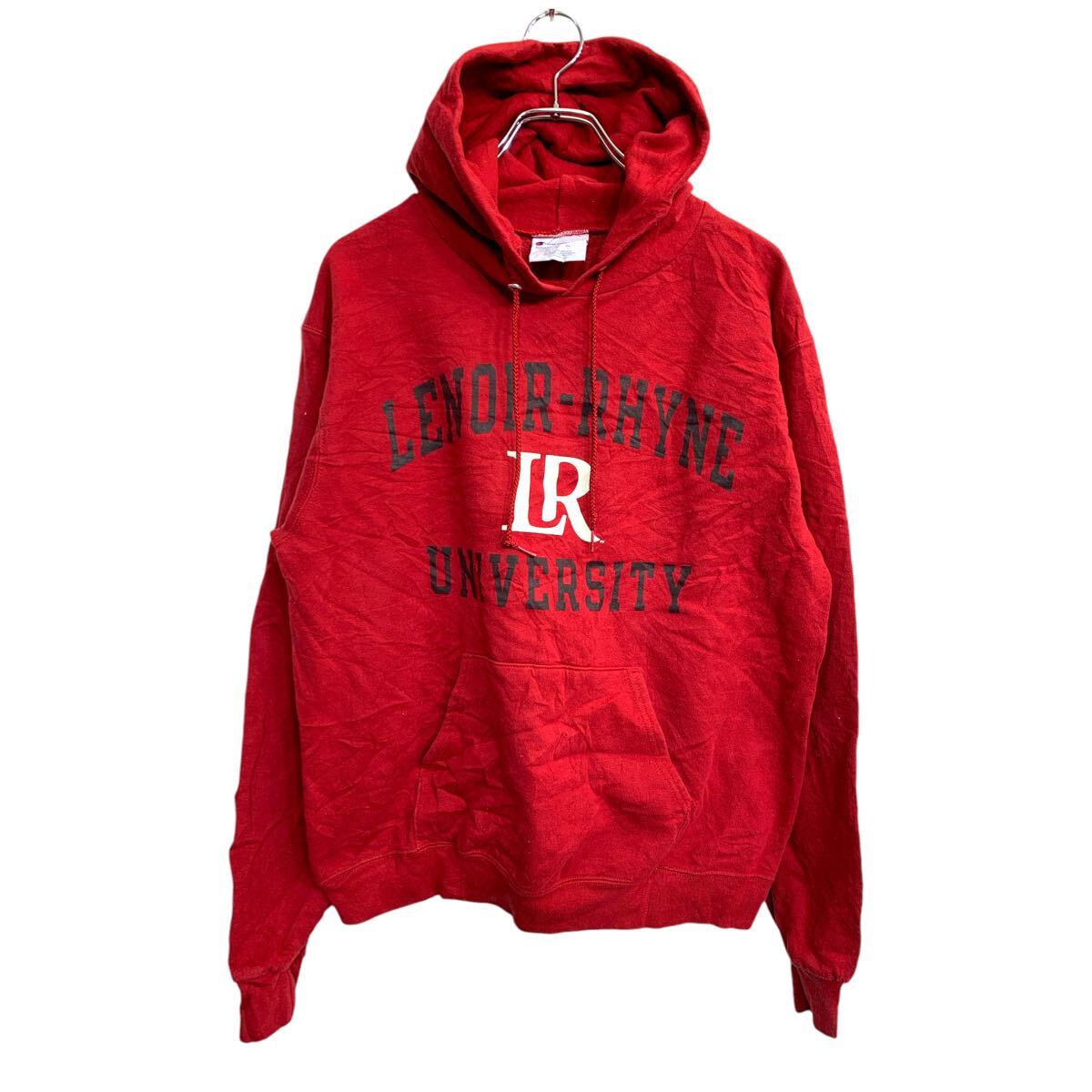 【中古】【古着】 Champion ロゴ スウェット パーカー Mサイズ チャンピオン レッド 古着卸 アメリカ仕入 t2411-3349