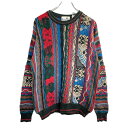 【中古】【古着】 FLORENCE TRICOT ニット セーター Mサイズ 総柄 古着卸 アメリカ仕入 t2411-3457
