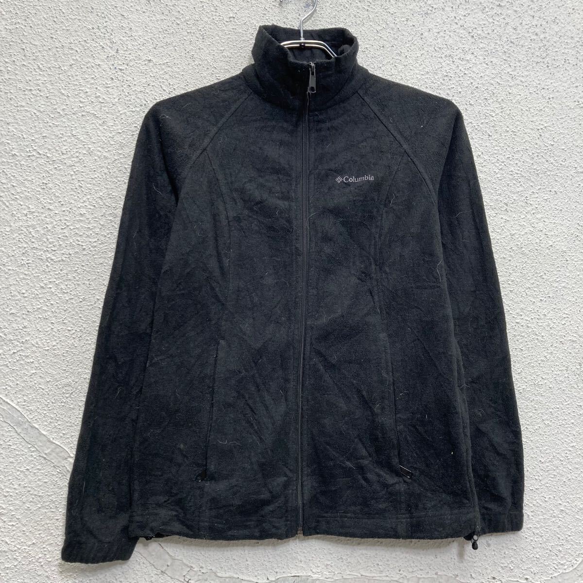 【中古】【古着】 Columbia フリースジャケット コロンビア S ブラック アウトドア フルジップ 古着卸 アメリカ仕入 a611-6241