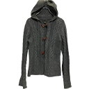 【中古】【古着】 BANANA REPUBLIC ウール ケーブルニット セーター カーディガン レディース XS グレー バナナリパブリック 古着卸 アメリカ仕入 a611-6305