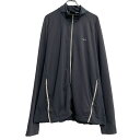 【中古】【古着】 FILA ロゴジャージ XXL ダークグレー フィラ ジップアップ ビッグサイズ ラグラン スポーティー 古着卸 アメリカ仕入 a611-6656(4)