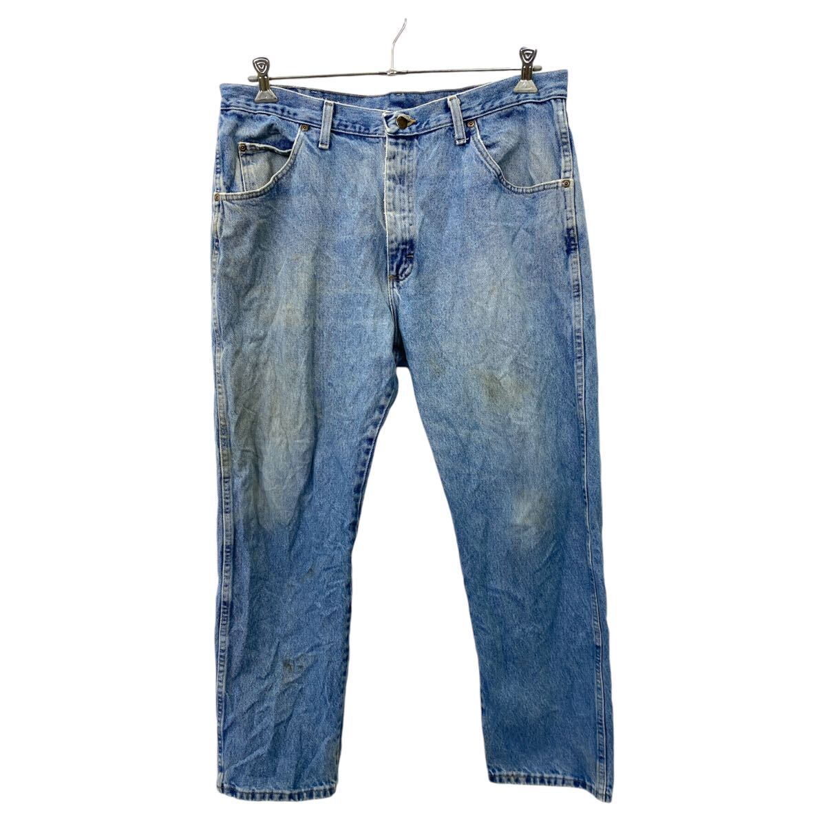 【中古】【古着】 Wrangler デニムパンツ W38 ラングラー ビッグサイズ メキシコ製 コットン ブルー系 古着卸 アメリカ仕入 2411-120