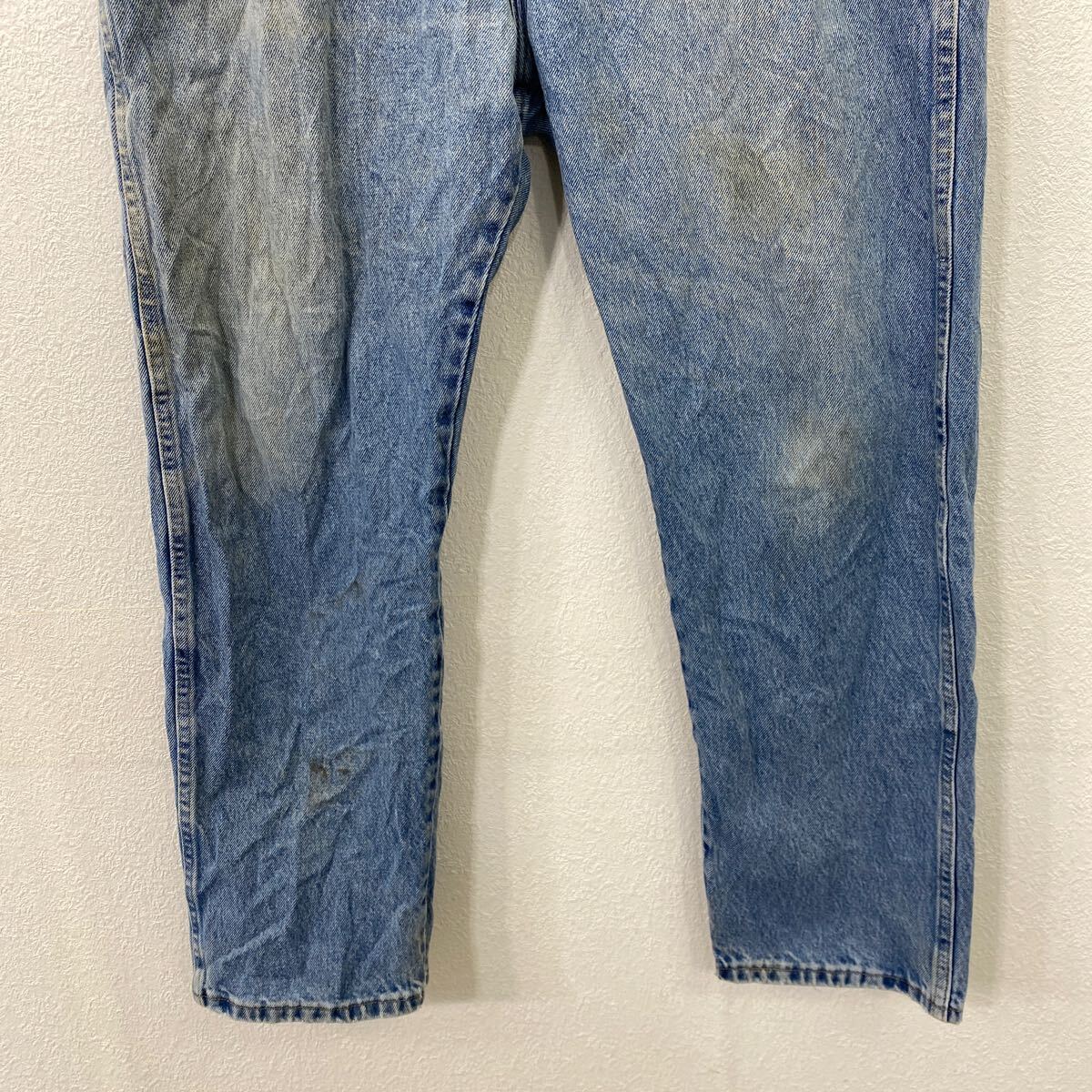 【中古】【古着】 Wrangler デニムパンツ W38 ラングラー ビッグサイズ メキシコ製 コットン ブルー系 古着卸 アメリカ仕入 2411-120