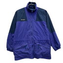 【中古】【古着】 Columbia ナイロンジャケット コロンビア レディース S ネイビー ブラック 裏起毛 ブルゾン フルジップ 古着卸 アメリカ仕入 a611-7165