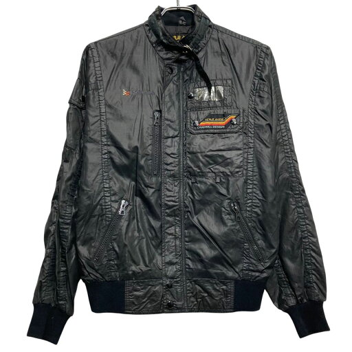 【中古】【古着】 STYLE AUTO ナイロンジャケット M ブラック ブルゾン フルジップ 古着卸 アメリカ仕入 a611-7178 【中古】【古着】 STYLE AUTO ナイロンジャケット M ブラック ブルゾン フルジップ 古着卸 アメリカ仕入 a611-7178