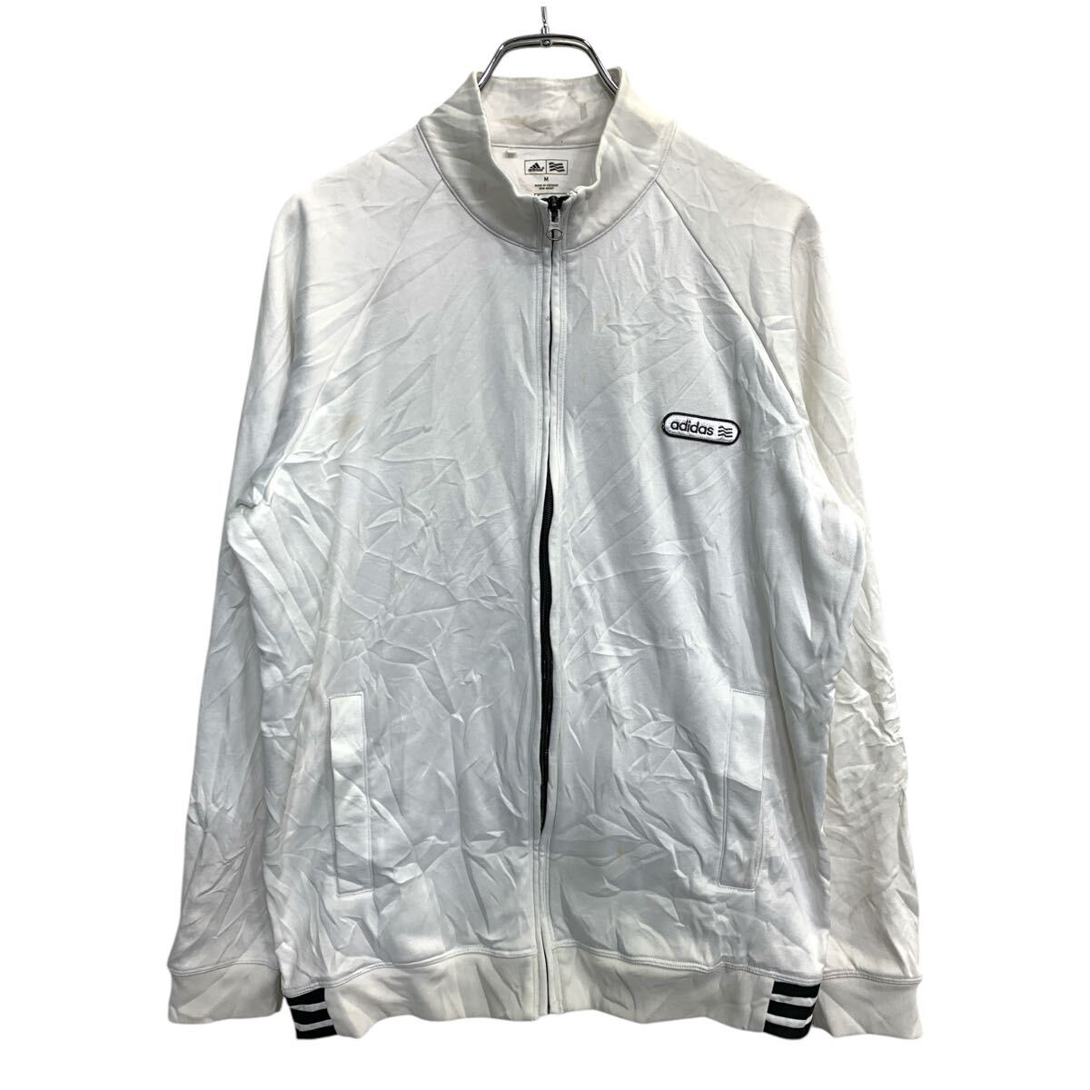 【中古】【古着】 adidas ロゴ ジャージ Mサイズ アディダス ホワイト 古着卸 アメリカ仕入 t2411-3685