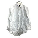 【中古】【古着】 RALPH LAUREN 長袖シャツ Mサイズ ラルフローレン ホワイト コットン 古着卸 アメリカ仕入 t2411-3698(4)
