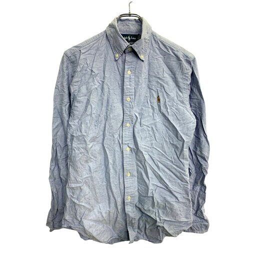 【中古】【古着】 RALPH LAUREN 長袖シャツ Sサイズ ラルフローレン スリムフィット ブルー ボタンダウン 古着卸 アメリカ仕入 t2411-3701 【中古】【古着】 RALPH LAUREN 長袖シャツ Sサイズ ラルフローレン スリムフィット ブルー ボタンダウン 古着卸 アメリカ仕入 t2411-3701