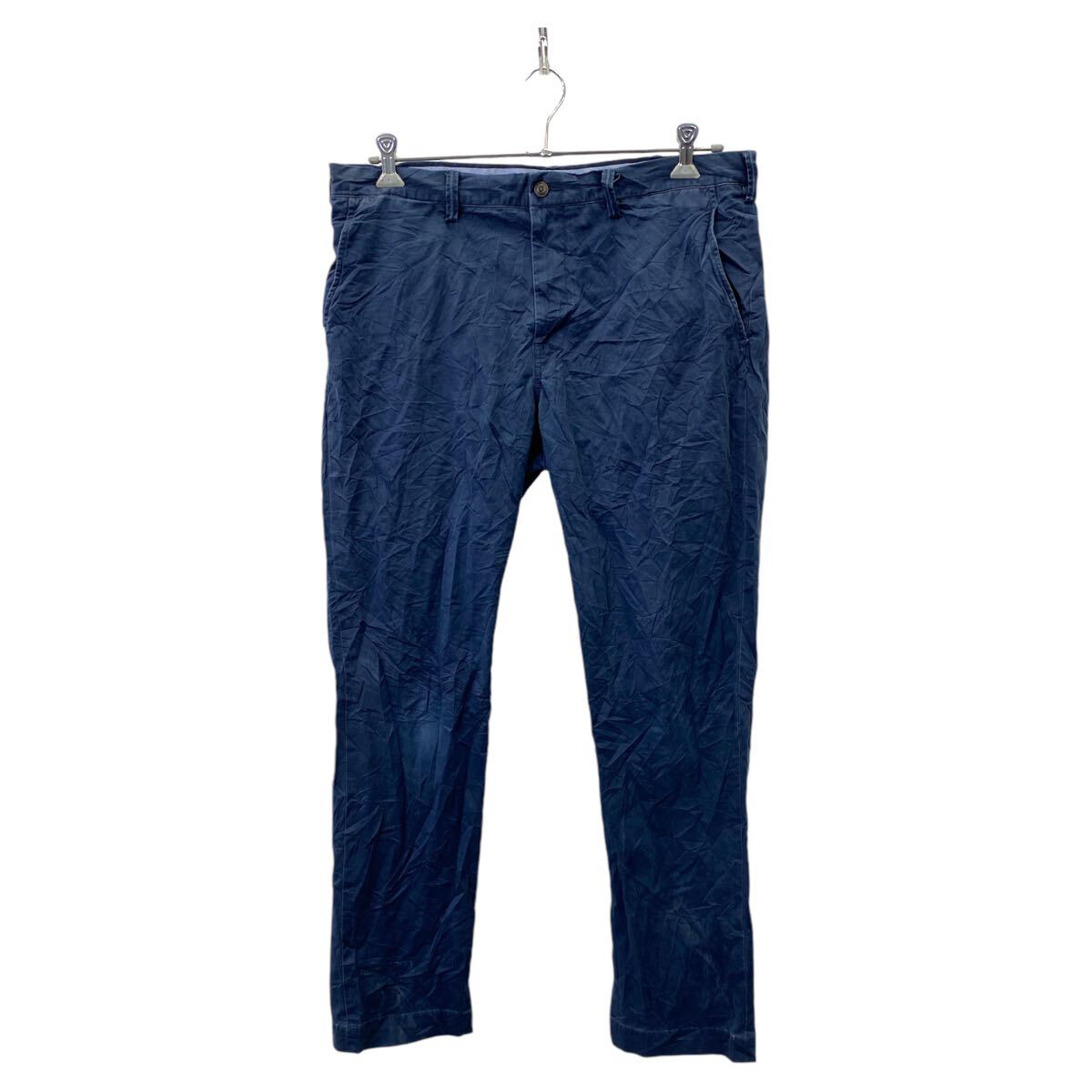 【中古】【古着】 Polo Ralph Lauren カラーパンツ W36 ポロラルフローレン ビッグサイズ ネイビー 古着卸 アメリカ仕入 2411-170