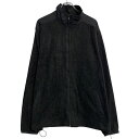 【中古】【古着】 CHAPS フリースジャケット XL ブラック チャップス ジップアップ ビッグサイズ シンプル アウトドア 古着卸 アメリカ仕入 a611-7516(4)