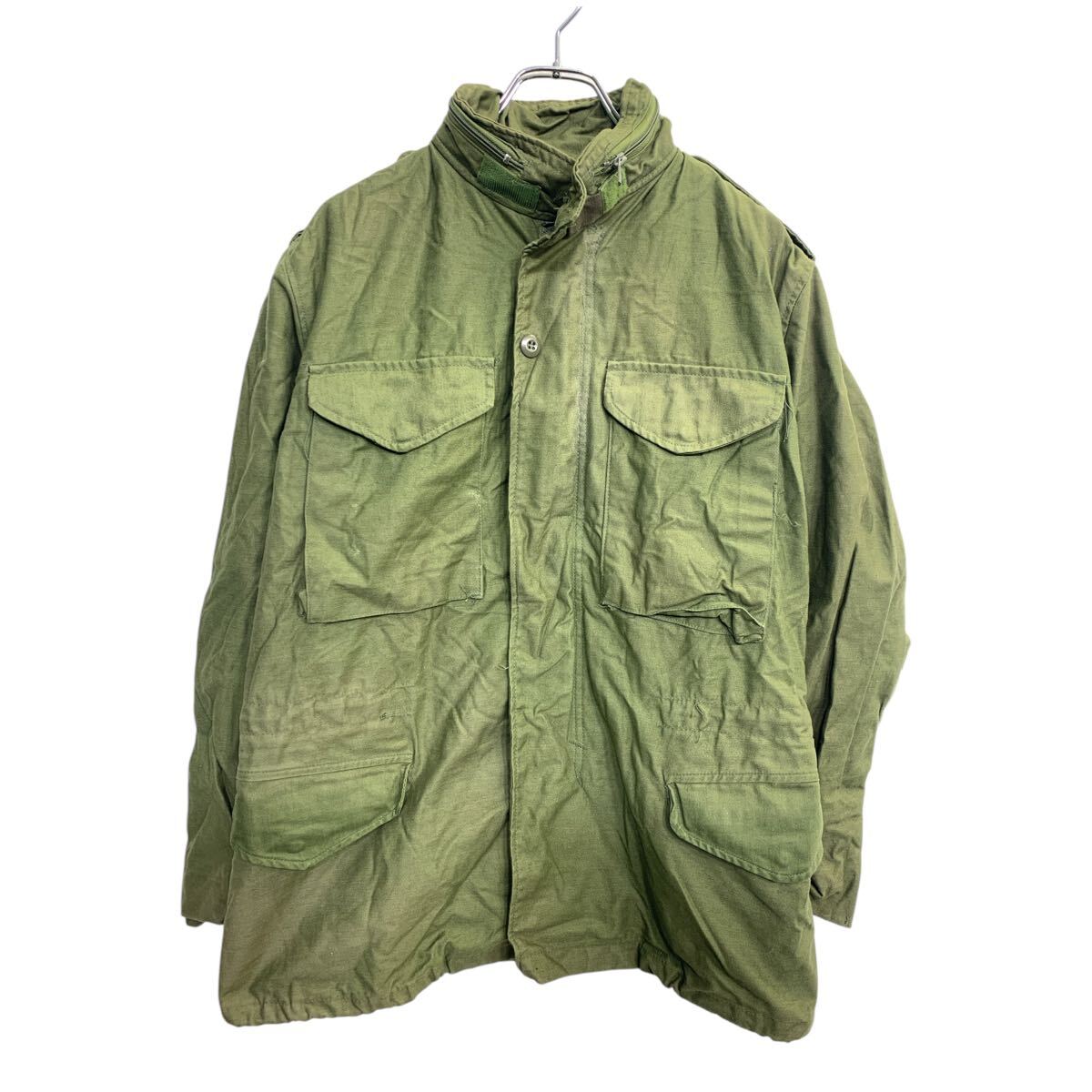 【中古】【古着】 ミリタリージャケット Sサイズ オリーブグリーン 古着卸 アメリカ仕入 t2411-3775