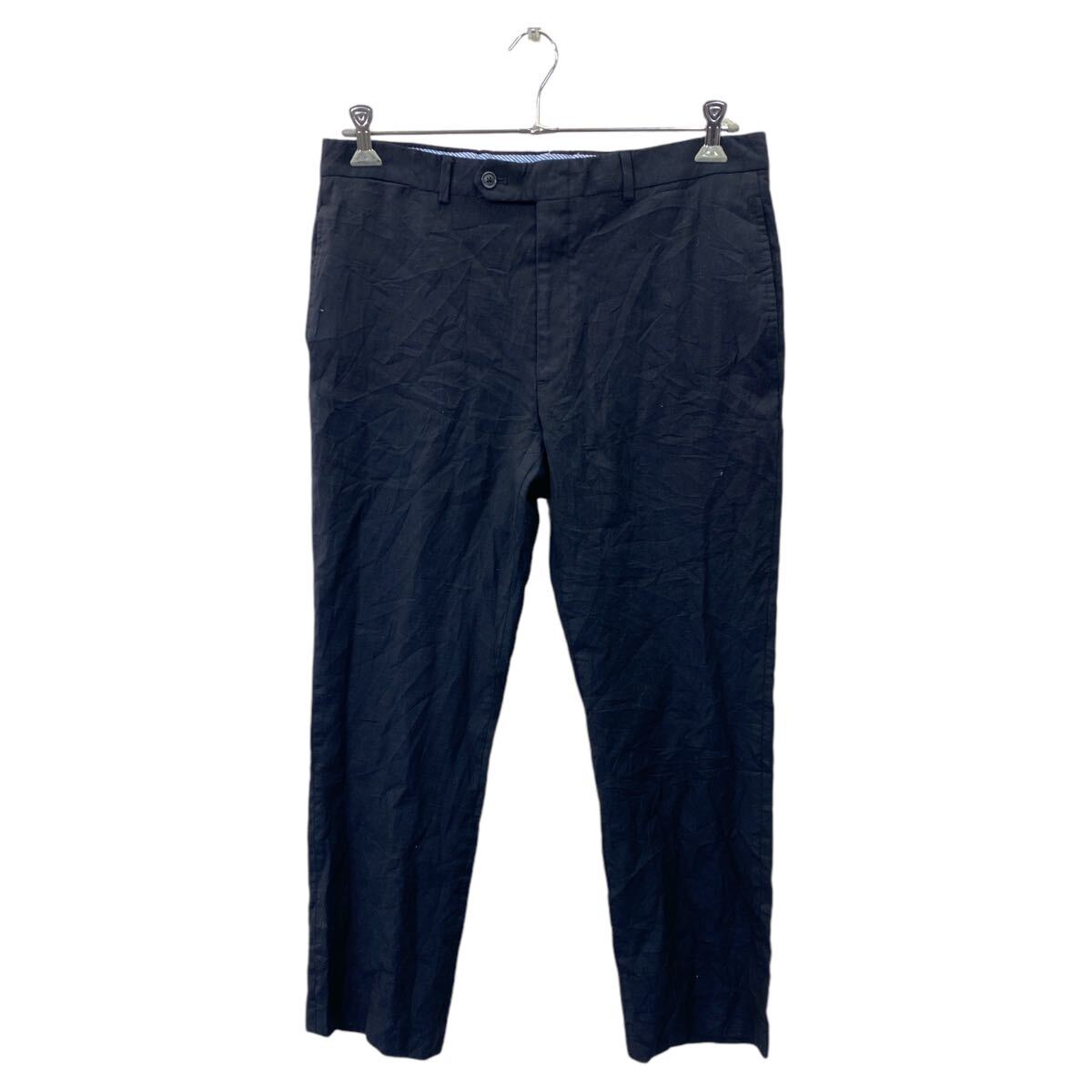 【中古】【古着】 TOMMY HILFIGER スラックス W36相当 トミーヒルフィガー ブラック系 古着卸 アメリカ仕入 2411-211