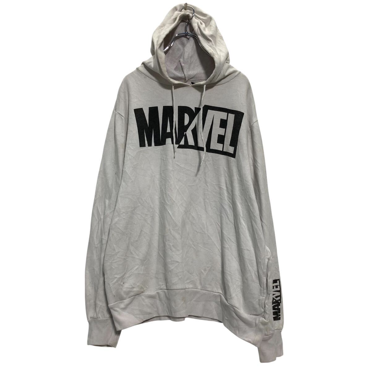 楽天市場】marvel パーカー（カラーホワイト）（メンズファッション