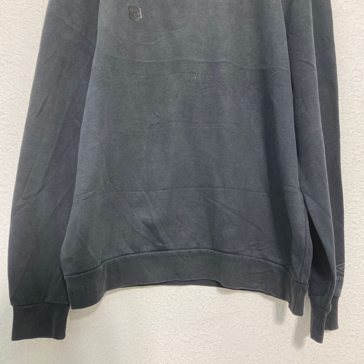 【中古】【古着】 Umbro ロゴスウェット トレーナー S ブラック アンブロ スポーツ プルオーバー 古着卸 アメリカ仕入 a611-7812