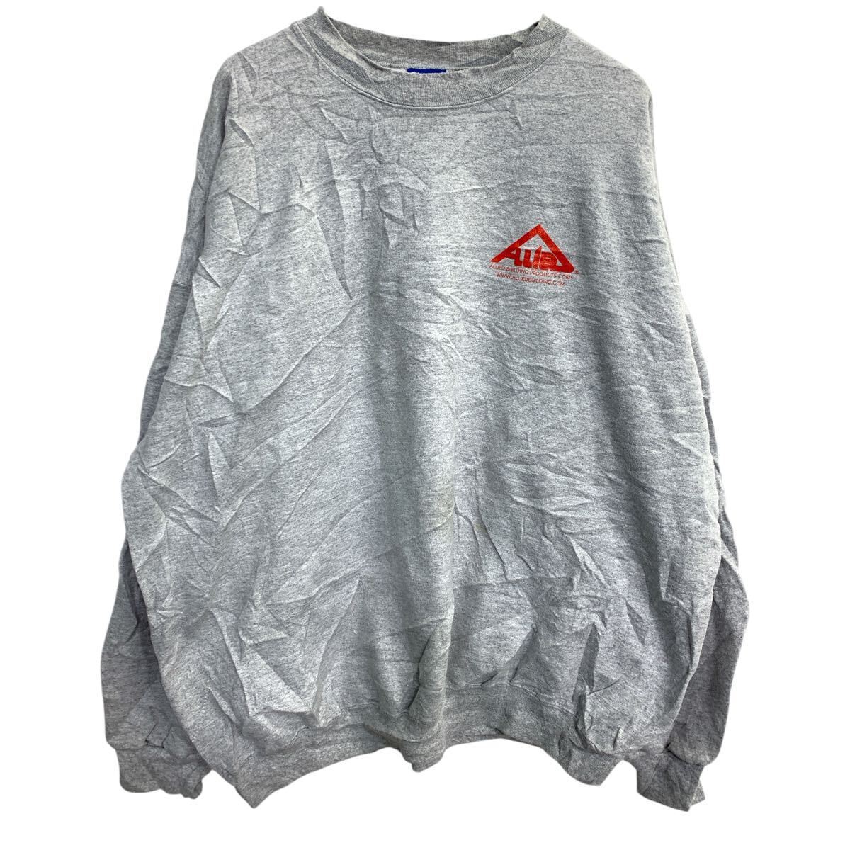 【中古】【古着】 Champion ロゴ スウェット トレーナー 2XLサイズ チャンピオン プリント ビッグサイズ グレー メキシコ製 古着卸 アメリカ仕入 t2411-3875