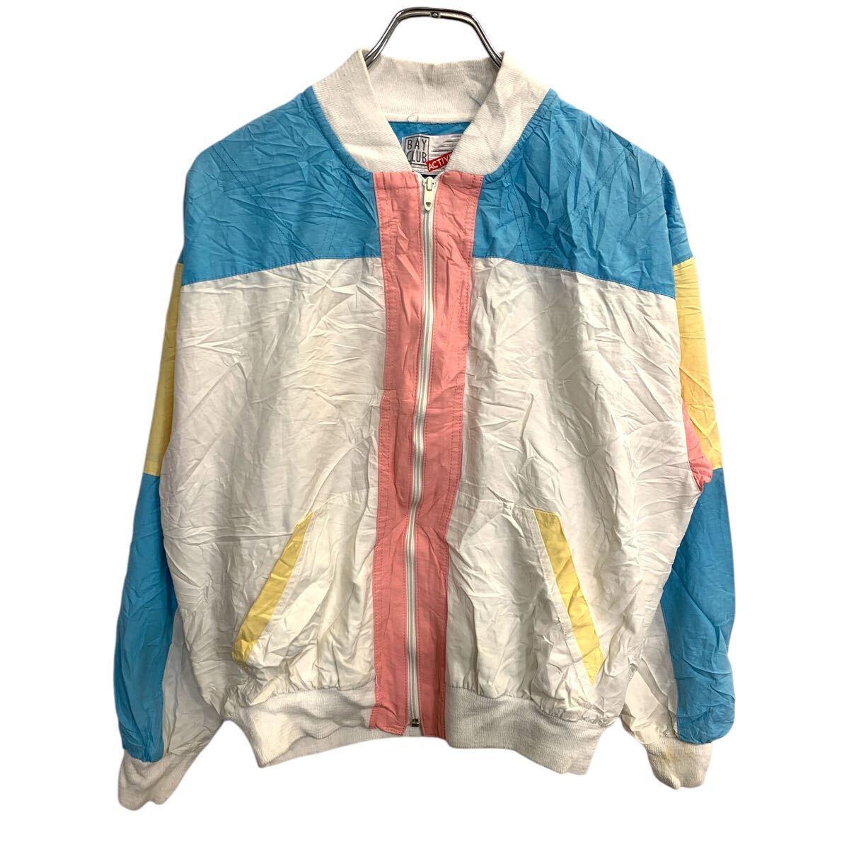 【中古】【古着】 BAY CLUB ACTIVE ジップアップ ジャケット Sサイズ ベイクラブアクティブ レディース TALONジップ 古着卸 アメリカ仕入 t2411-3925