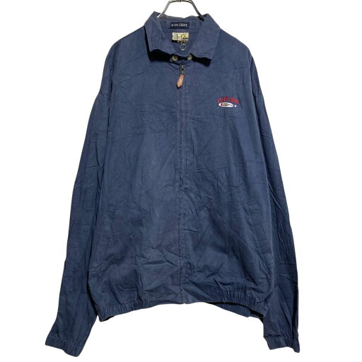 【中古】【古着】 SOPE CREEK コットンジャケット XL ブルー ビッグサイズ ブルゾン フルジップ 古着卸 アメリカ仕入 a611-8113 【中古】【古着】 SOPE CREEK コットンジャケット XL ブルー ビッグサイズ ブルゾン フルジップ 古着卸 アメリカ仕入 a611-8113