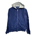 【中古】【古着】 POLO RALPH LAUREN ナイロンジャケット XLサイズ ポロラルフローレン ジュニアサイズ ネイビー フード 古着卸 アメリカ仕入 t2411-4016