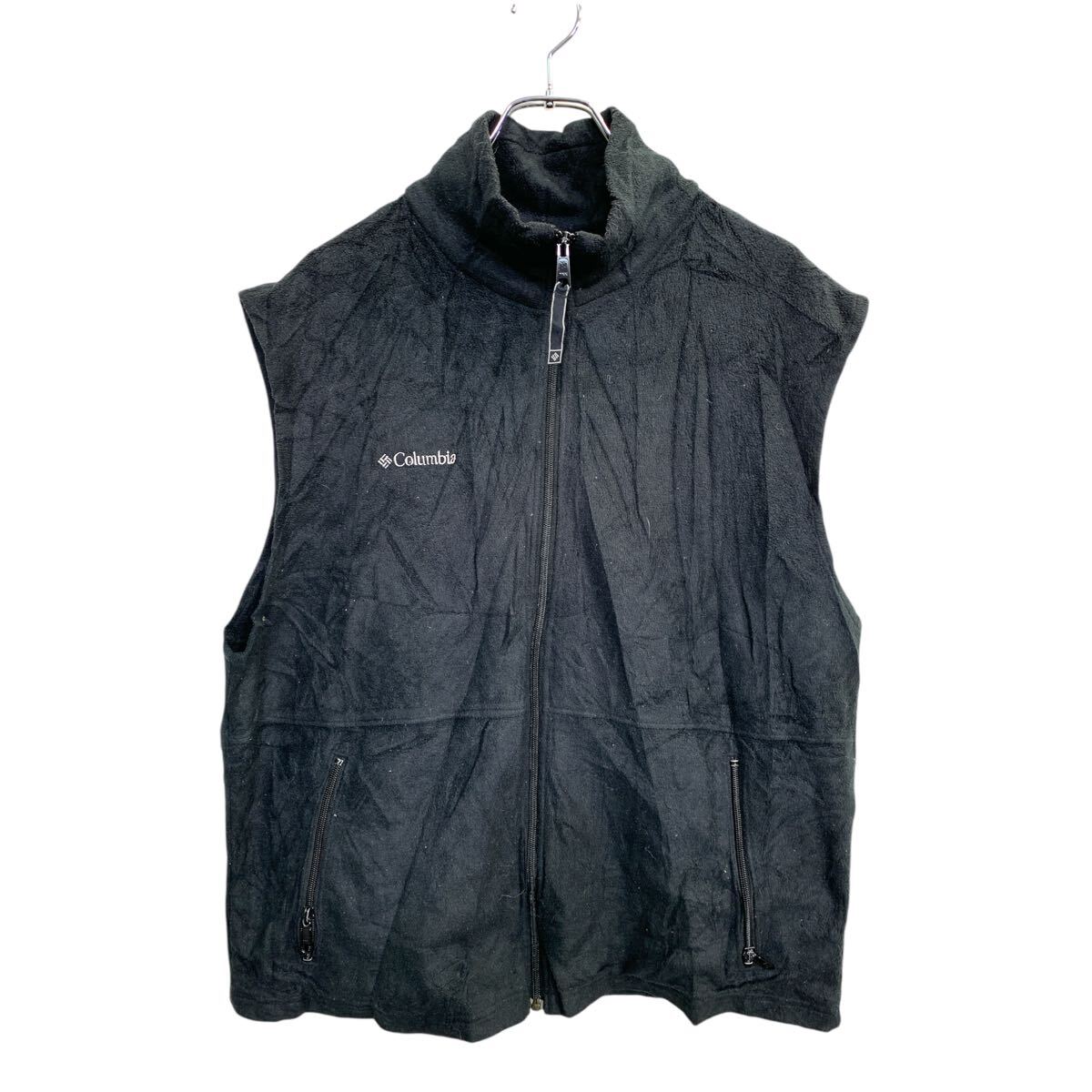 Rakuten - 【中古】【古着】 Columbia フリースベスト Lサイズ コロンビア ブラック 古着卸 アメリカ仕入 t2411-4077
