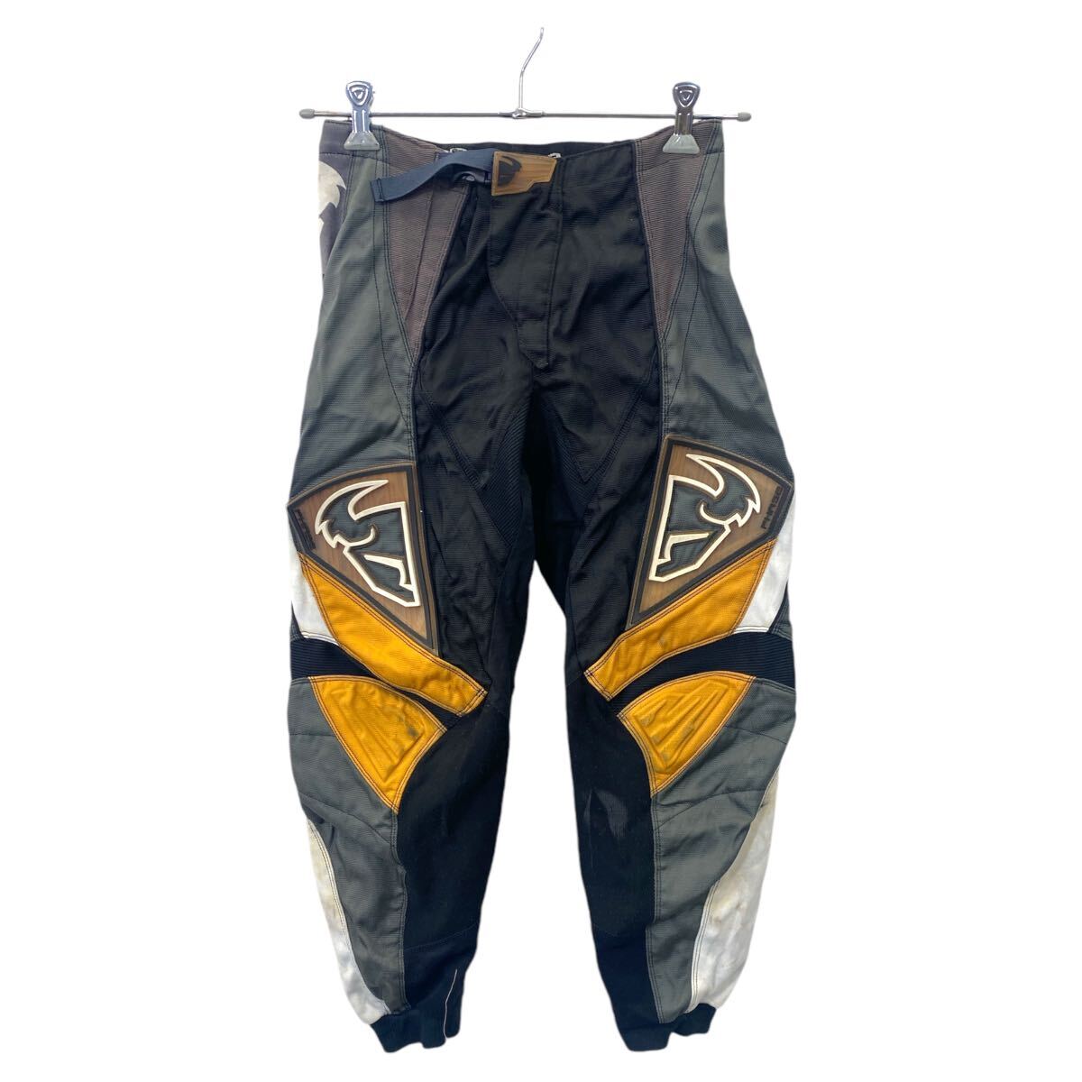 【中古】【古着】 THOR レーシングパンツ W28 ソアー キッズサイズ グレー ブラック オレンジ 古着卸 ..