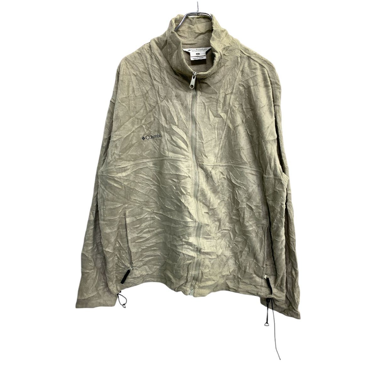 Rakuten - 【中古】【古着】 Columbia フリースジャケット XLサイズ コロンビア ベージュ系 古着卸 アメリカ仕入 t2411-4128