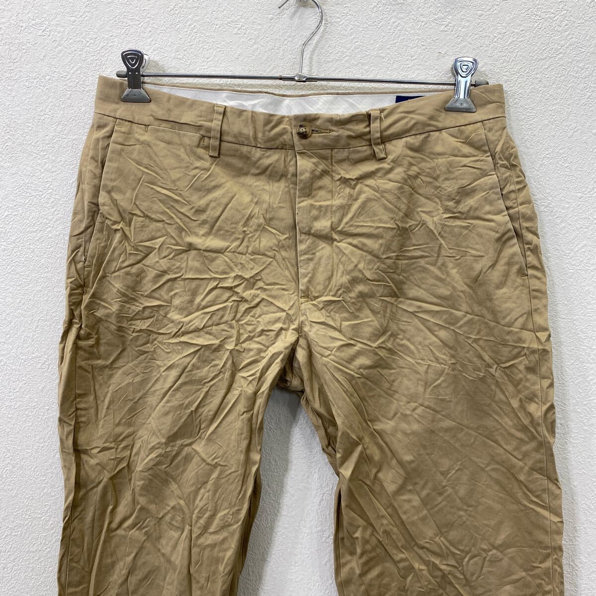 【中古】【古着】 Polo Ralph Lauren チノパンツ W34 ポロラルフローレン ストレッチ ストレートフィット ベージュ系 古着卸 アメリカ仕入 2411-325