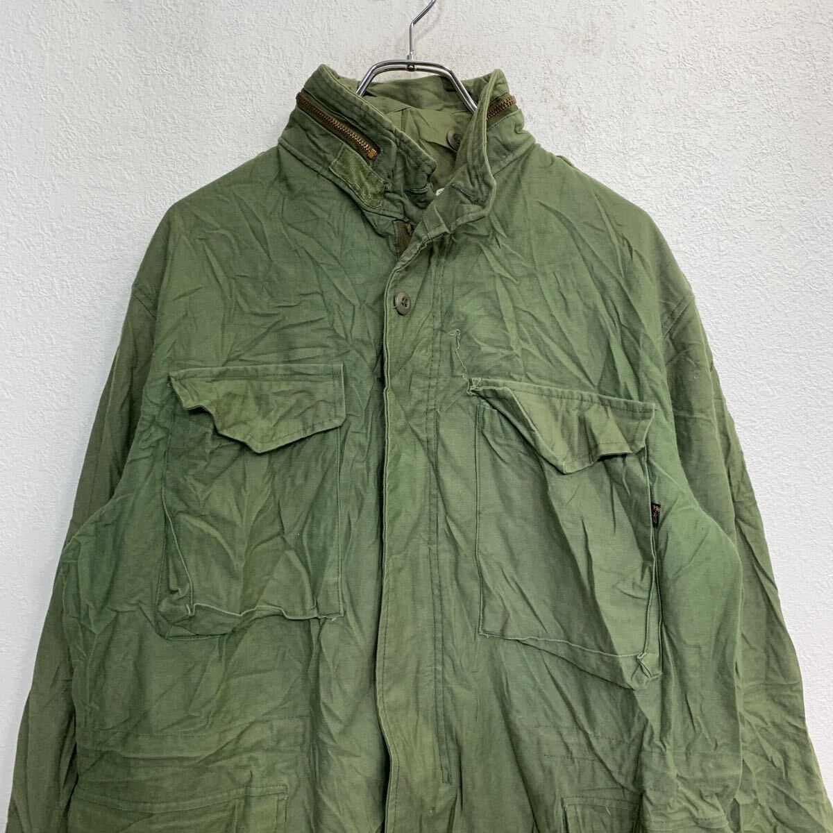 【中古】【古着】 CONCORD ミリタリージャケット Lサイズ フィールドジャケット オリーブグリーン USA製 古着卸 アメリカ仕入 t2411-4185 2