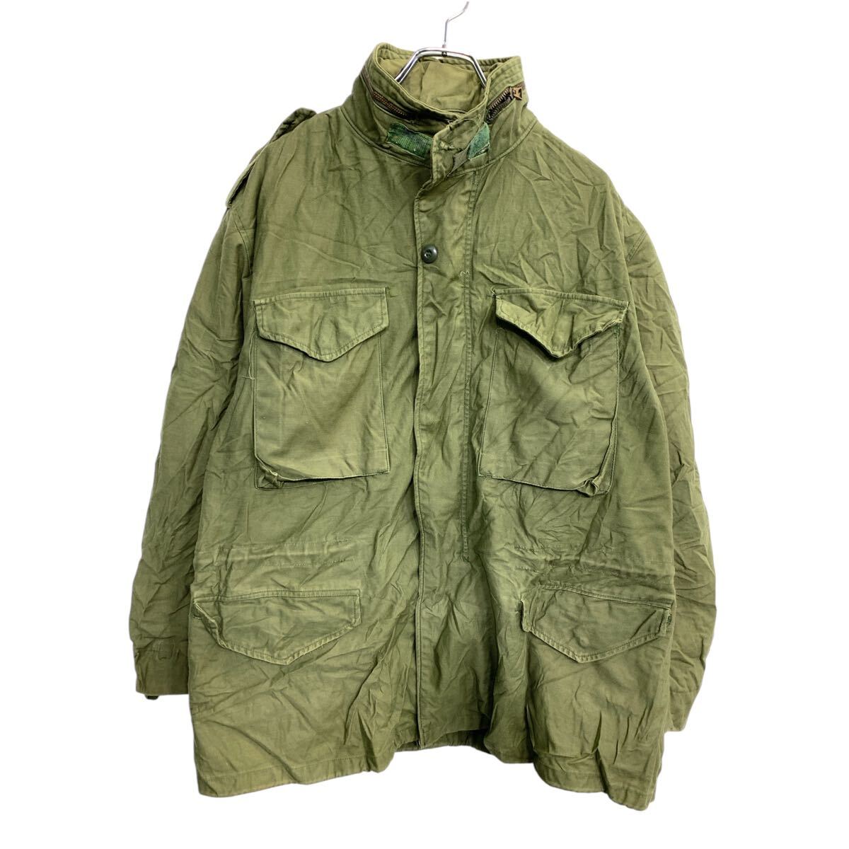 【中古】【古着】 ミリタリージャケット Lサイズ フィールドジャケット オリーブグリーン 古着卸 アメリカ仕入 t2411-4196