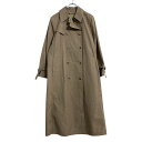 【中古】【古着】 トレンチコート レディース S~ ベージュ ロング 古着卸 アメリカ仕入 a611-8620
