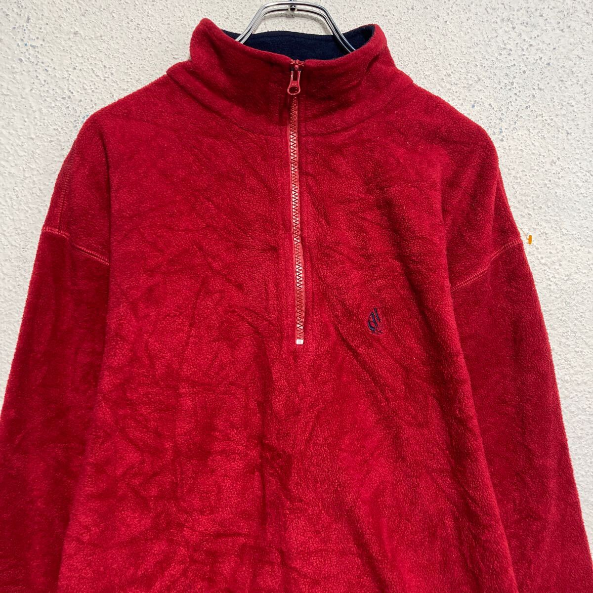 古着屋DENの【中古】【古着】 NAUTICA フリースジャケット M レッド ノーティカ アウトドア フルジップ 古着卸 アメリカ仕入 a612-5043｜アングル3