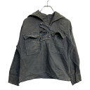 【中古】【古着】 デニムジャケット レディース Sサイズくらい ブラック 古着卸 アメリカ仕入 t2411-4244