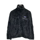 【中古】【古着】 Patagonia フリースジャケット Mサイズ パタゴニア レディース ハーフボタン ブラック 古着卸 アメリカ仕入 t2411-4370