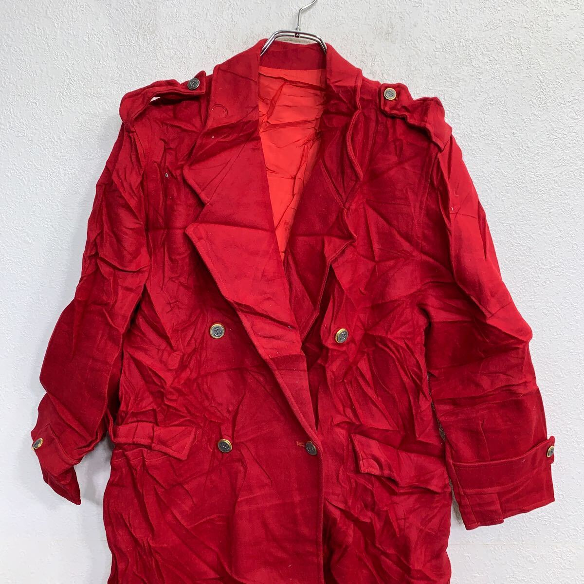 【中古】【古着】 コート XLサイズくらい レディース レッド 古着卸 アメリカ仕入 t2412-3051