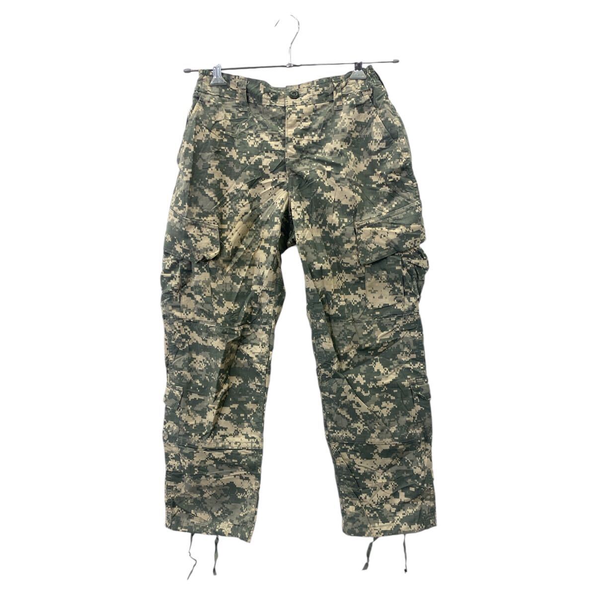 【中古】【古着】 US ARMY カーゴパンツ W28 〜 W31 ユーエスアーミー デジタルカモ リップストップナイロン グレー 古着卸 アメリカ仕入 2412-78