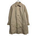 【中古】【古着】 London fog ステンカラーコート レディース XL~ ベージュ ビッグサイズ 裏地チェック 防寒 古着卸 アメリカ仕入 a612-5485