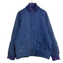 【中古】【古着】 中綿ジャケット レディース XL~ ブルー ビッグサイズ フルジップ 防寒 古着卸 アメリカ仕入 a612-5494