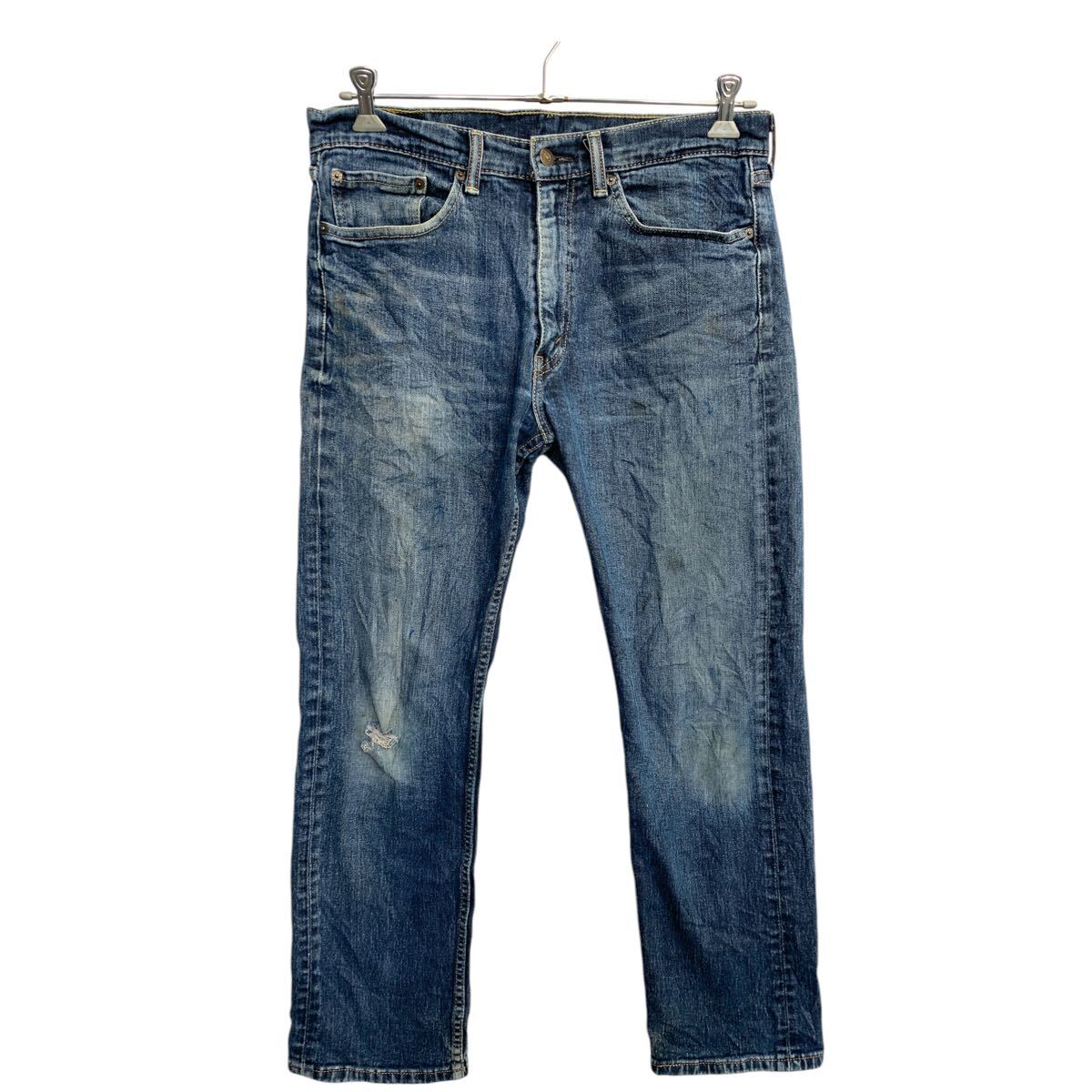 【中古】【古着】 Levi's デニムパンツ W34 リーバイス レギュラーフィット インディゴ 古着卸 アメリカ仕入 2412-114