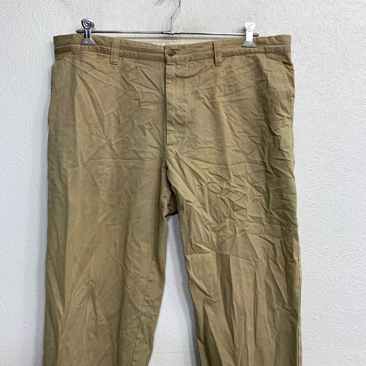 【中古】【古着】 BURBERRY チノパン W41 バーバリー ビッグサイズ ベージュ コットン 古着卸 アメリカ仕入 2412-165