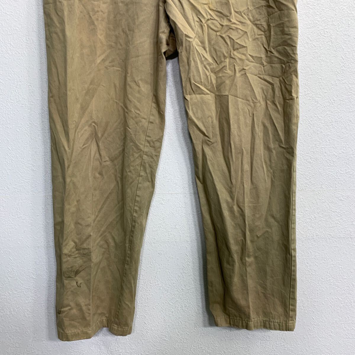【中古】【古着】 BURBERRY チノパン W41 バーバリー ビッグサイズ ベージュ コットン 古着卸 アメリカ仕入 2412-165