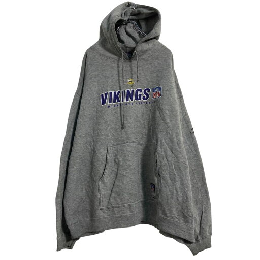【中古】【古着】 NFL プリントスウェット パーカー 2XL グレー エヌエフエル プルオーバー フットボール ビッグサイズ 古着卸 アメリカ仕入 a612-5916 【中古】【古着】 NFL プリントスウェット パーカー 2XL グレー エヌエフエル プルオーバー フットボール ビッグサイズ 古着卸 アメリカ仕入 a612-5916