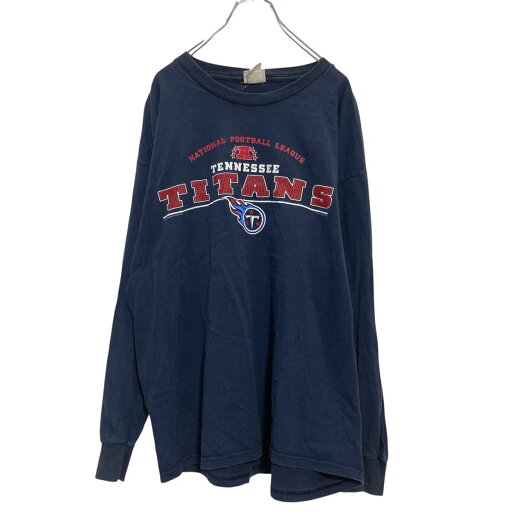 【中古】【古着】 Lee 長袖 プリントTシャツ XL ネイビー ロンT ロングTシャツ TITANS フットボール 古着卸 アメリカ仕入 a612-5956 【中古】【古着】 Lee 長袖 プリントTシャツ XL ネイビー ロンT ロングTシャツ TITANS フットボール 古着卸 アメリカ仕入 a612-5956