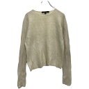 【中古】【古着】 EMANUEL 透かし編み ニット セーター レディース M アイボリー 薄手 古着卸 アメリカ仕入 a612-6132