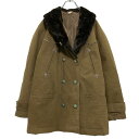 【中古】【古着】 中綿 フェイクファー カナディアンコート レディース XL~ オリーブ 古着卸 アメリカ仕入 a612-6188
