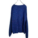 【中古】【古着】 ニット セーター レディース 2XL~ ブルー ピンク シャギー 古着卸 アメリカ仕入 a612-6327