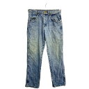 【中古】【古着】 Wrangler デニムパンツ W30 ラングラー ブルー 古着卸 アメリカ仕入 2412-300